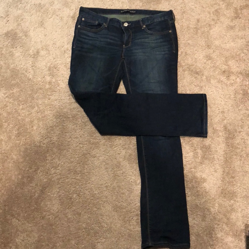 Express Barely Boot Low Rise 12 Long jeans